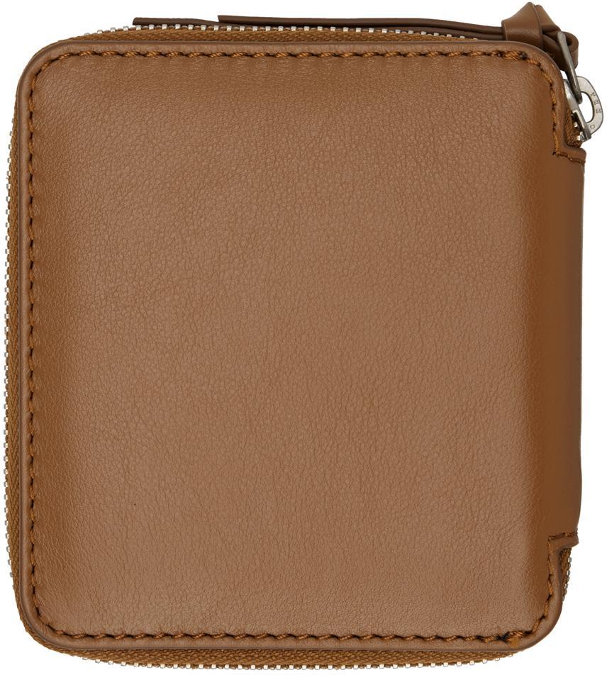 DRIES VAN NOTEN Tan Zip Wallet In 712 Tan Product Image