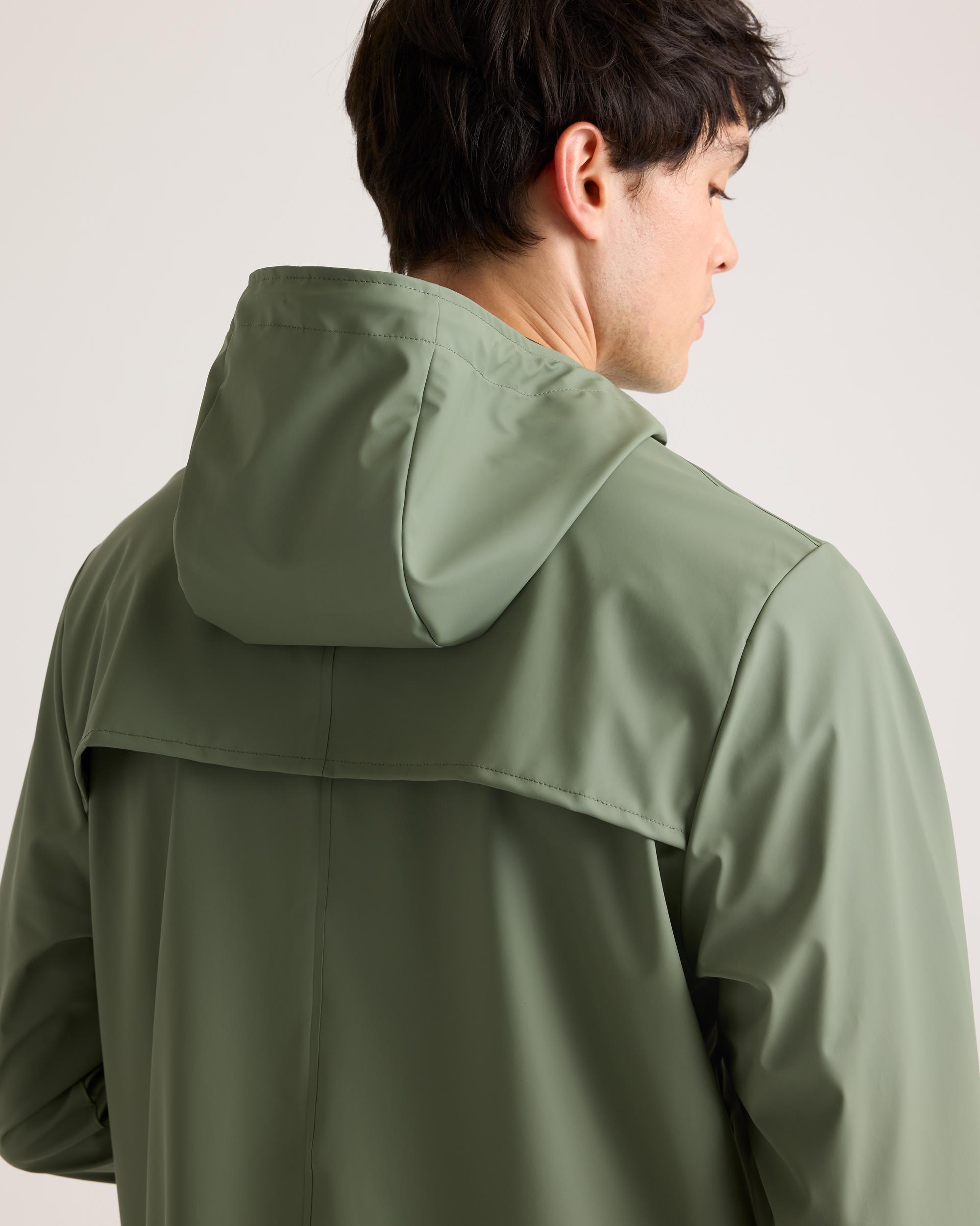 Quince | Men's Waterproof Rubberized Long Rain Jacket Recycled Polyester Product Image