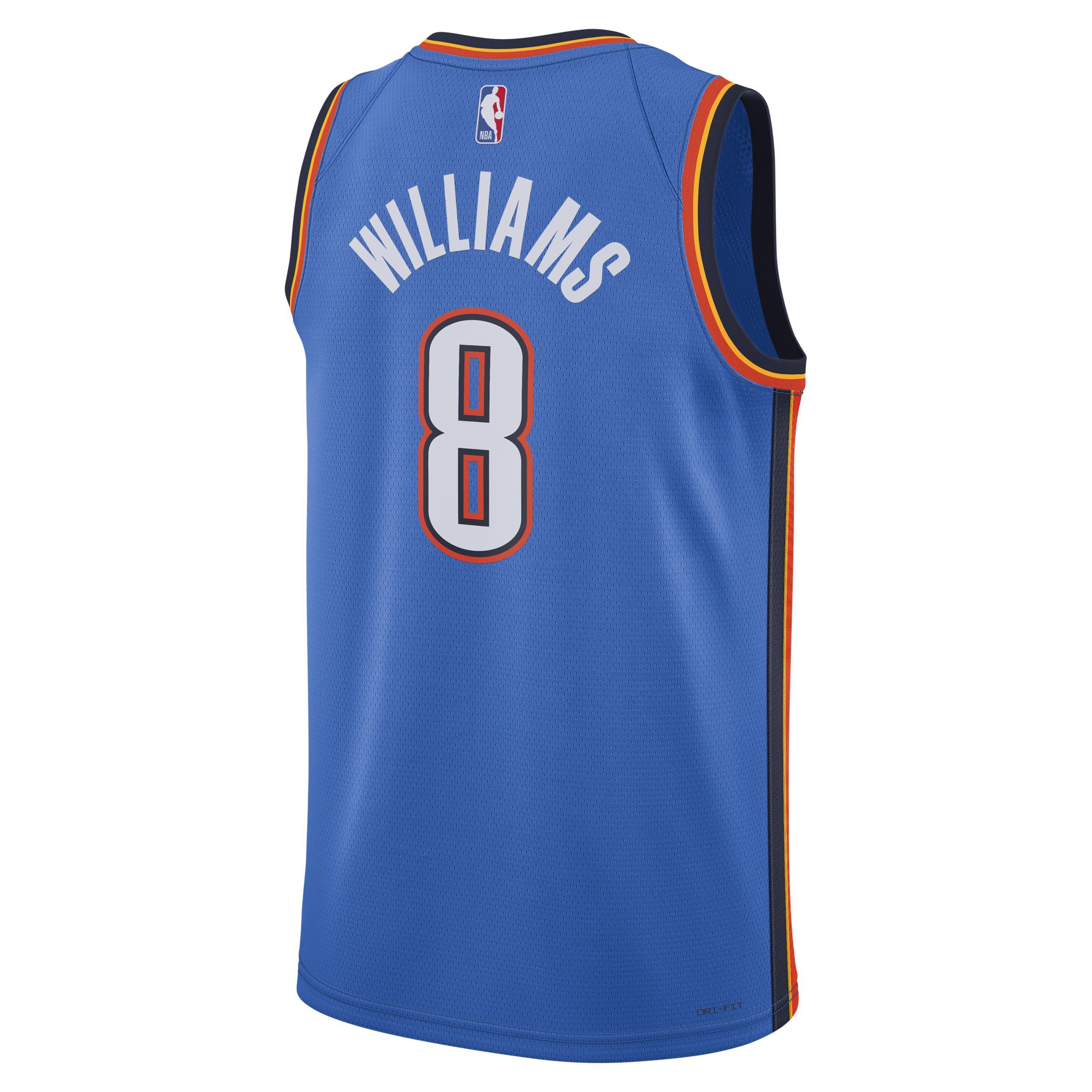 Oklahoma City Thunder Icon Edition 2022/23 Nike Men's Dri-FIT NBA Swingman Jersey Product Image