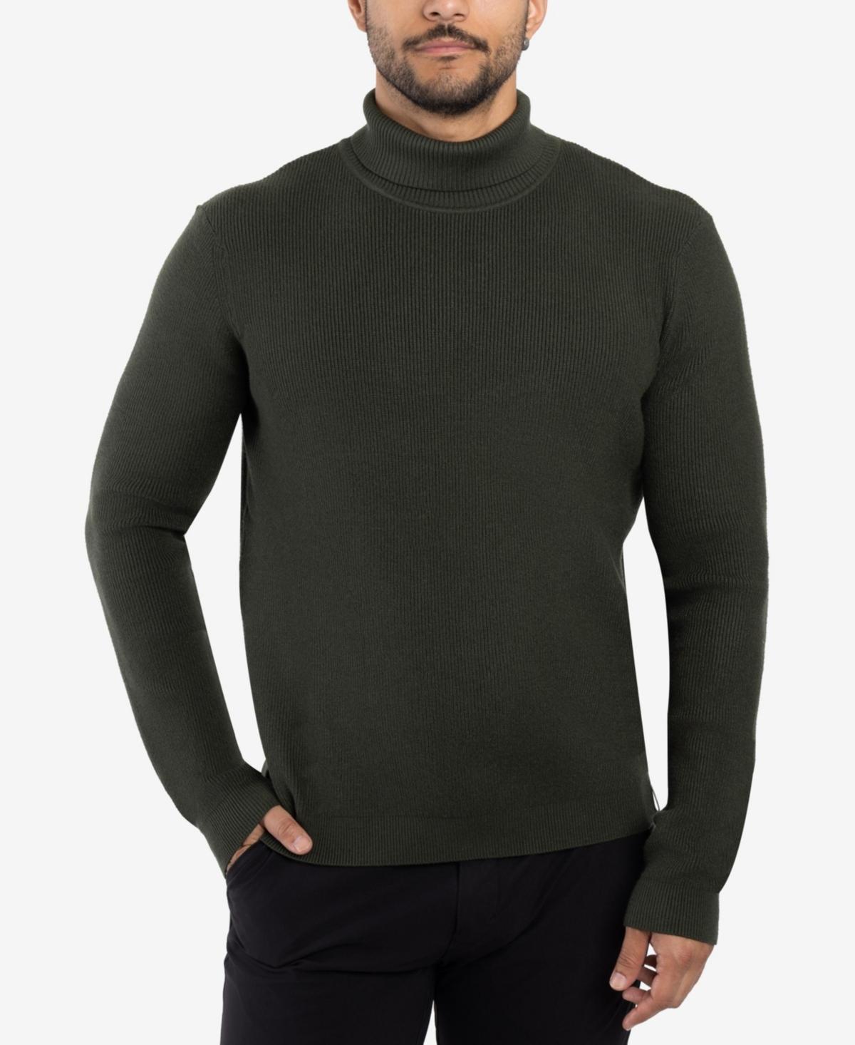 Spring + Mercer Mens Ribbed Turtle Neck Sweater Product Image