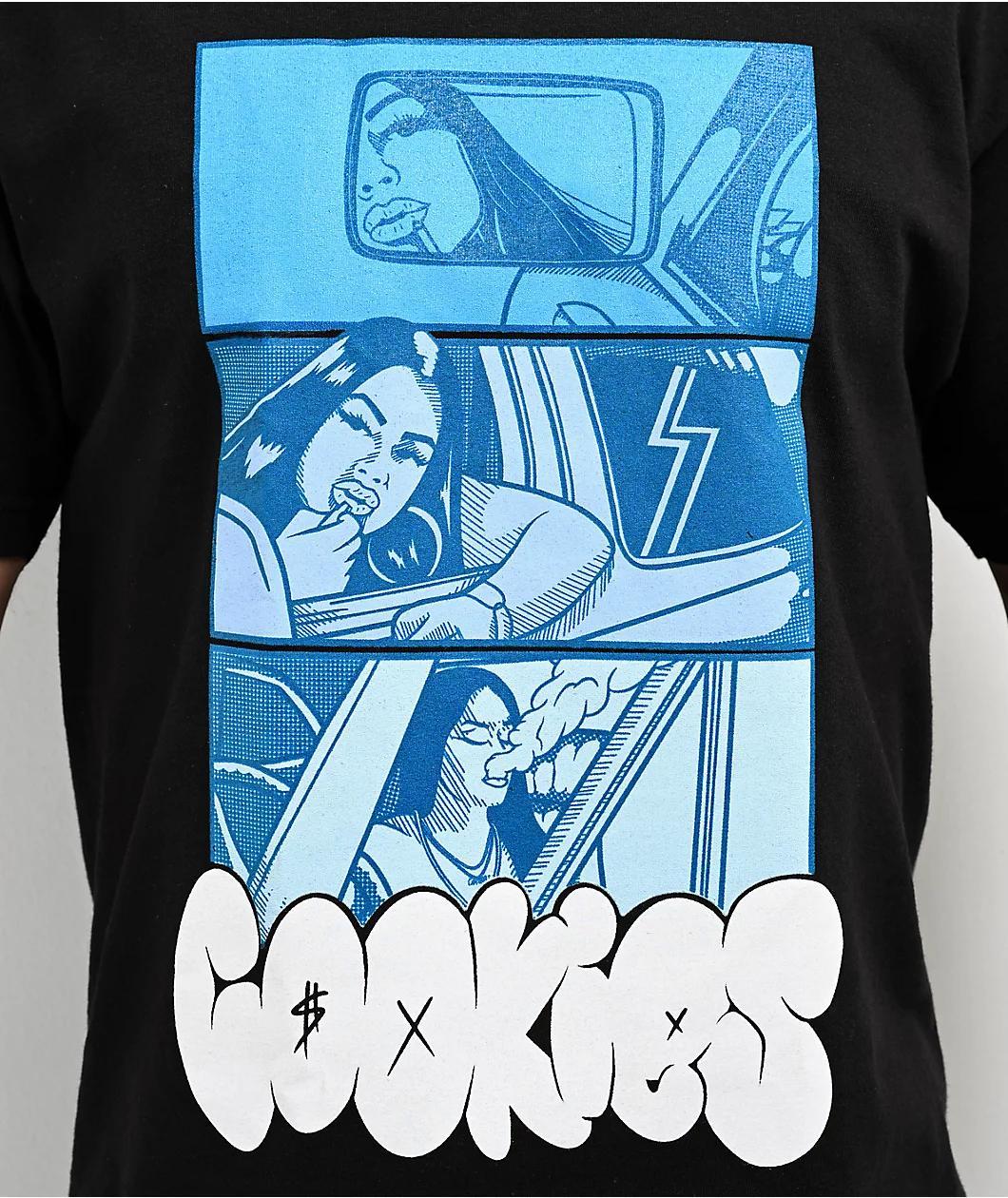 Cookies Cruisin Chola Black T-Shirt Product Image