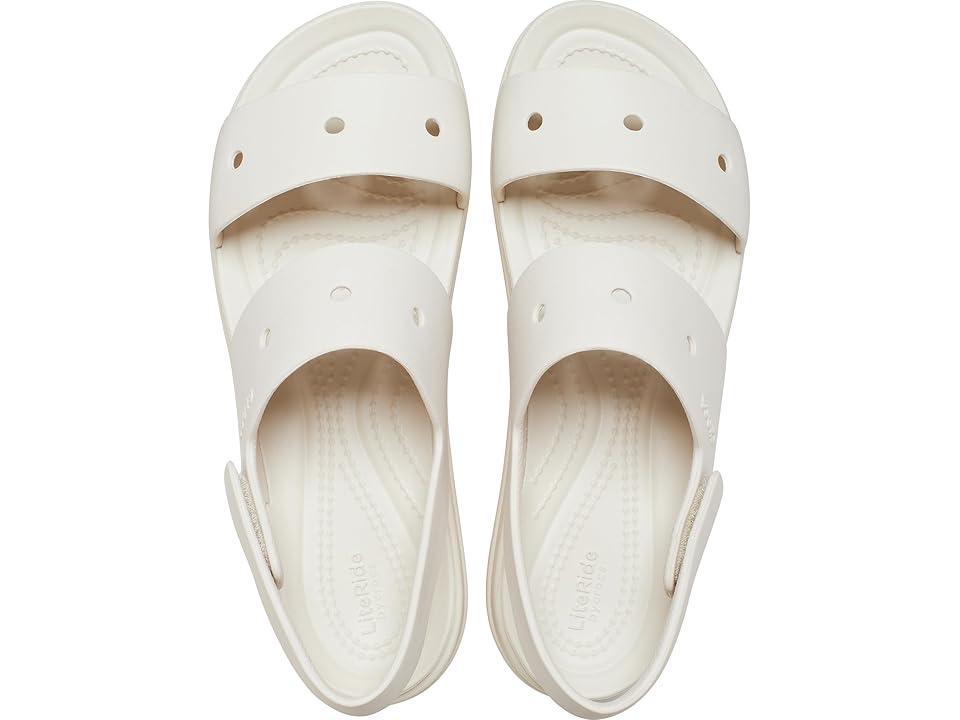 Crocs Brooklyn 4U Low Wedges (Stucco) Women's Sandals Product Image