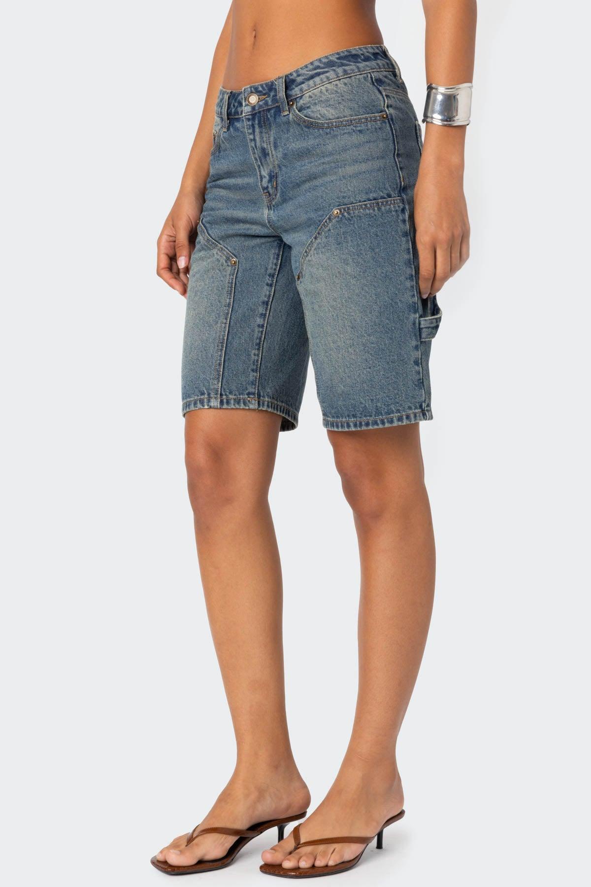 Carpenter Denim Bermuda Shorts Product Image