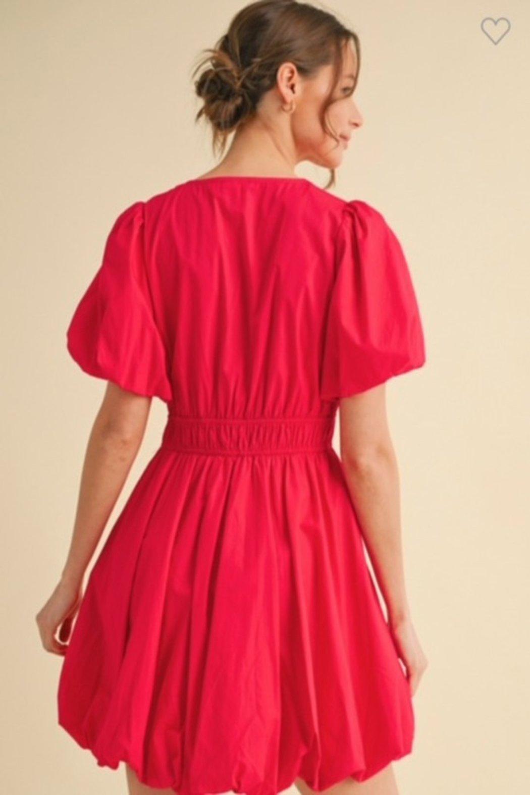 Fuchsia Bubble Dress Product Image