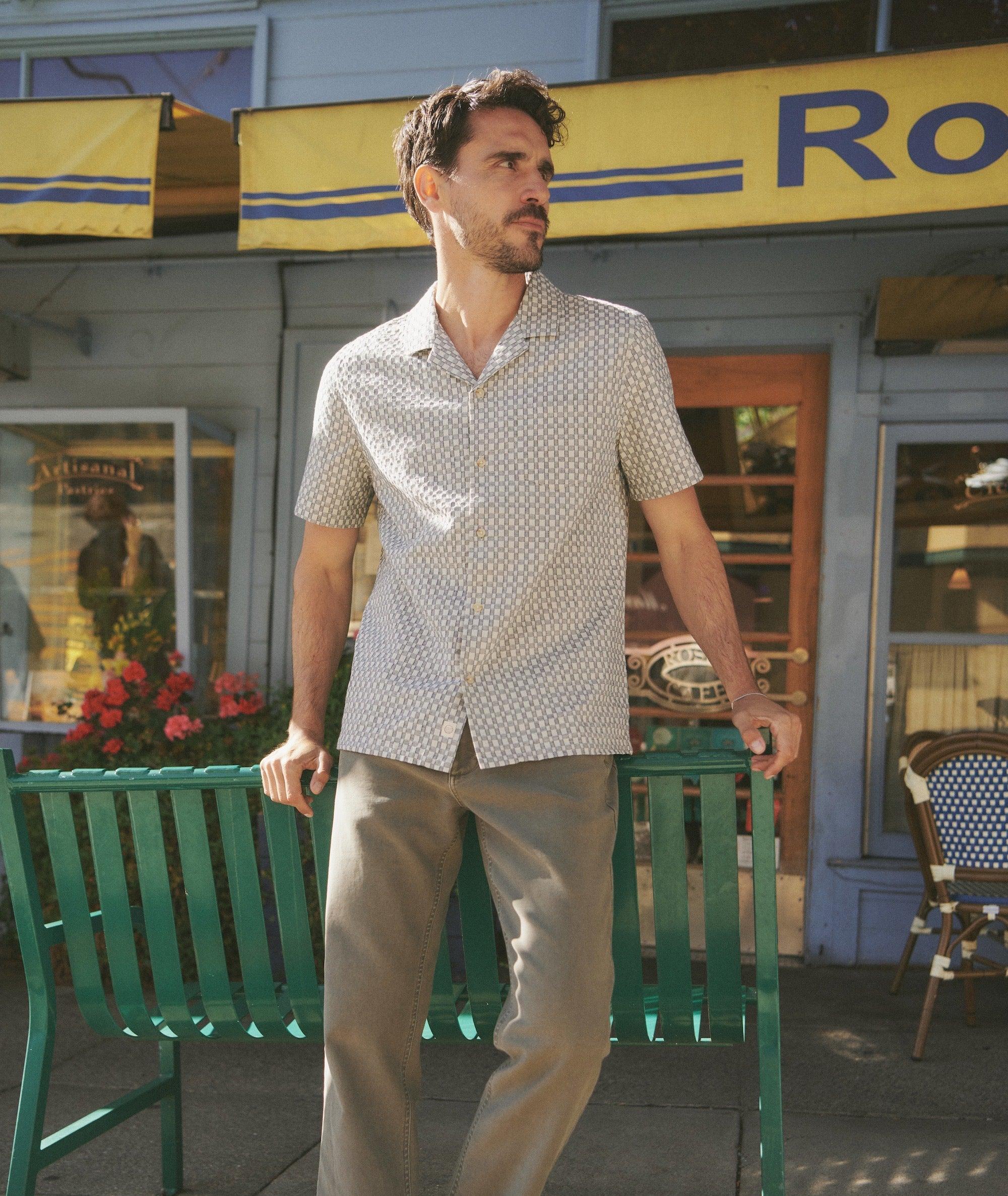 Landon Checkered Resort Shirt Product Image