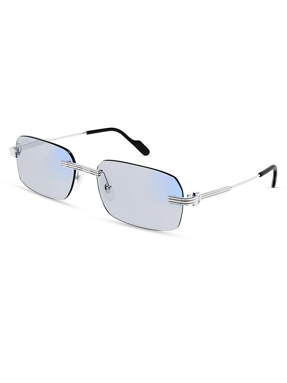 Mens Core Range 58MM Rectangular Sunglasses Product Image