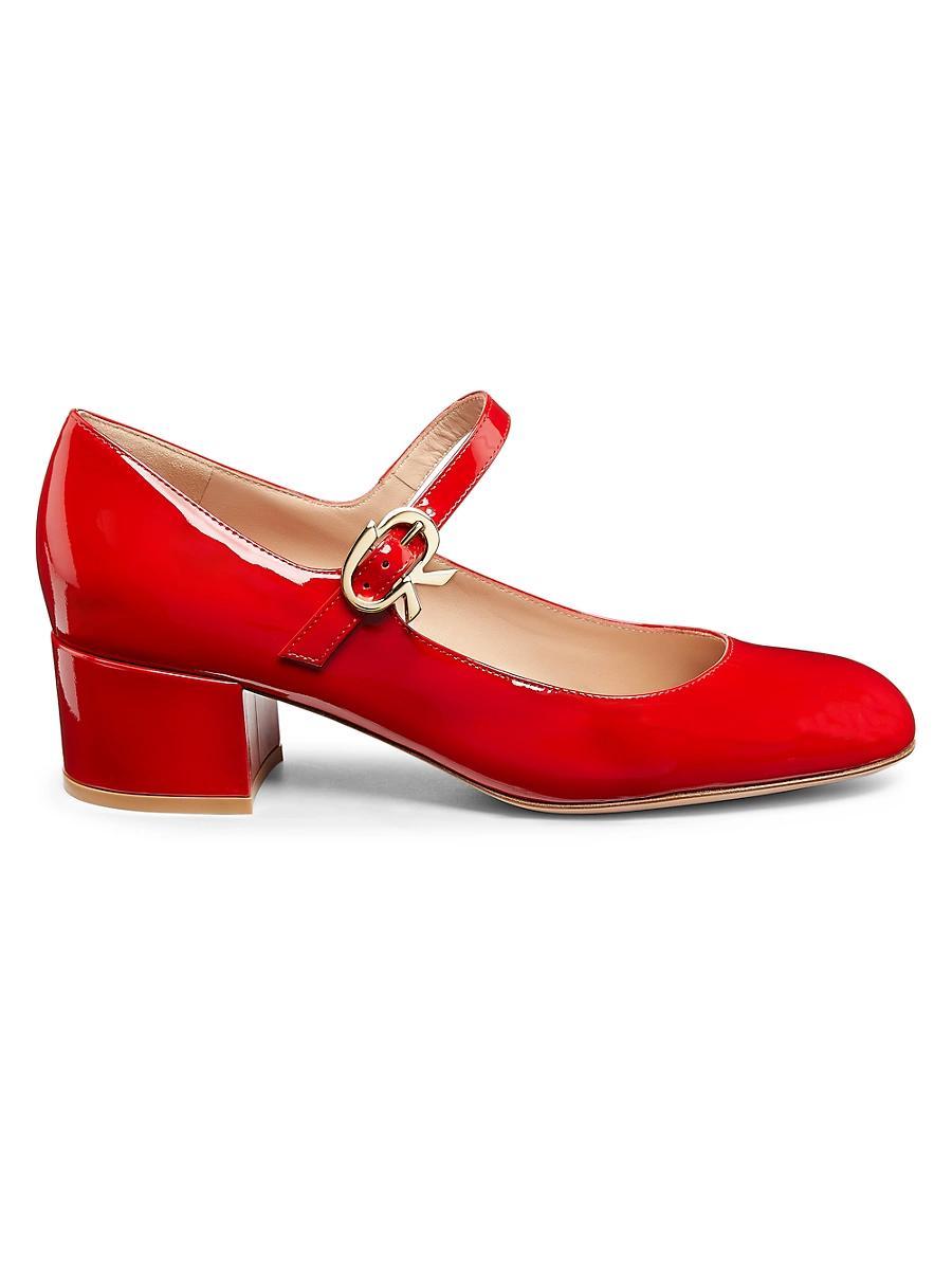 Womens Mary Ribbon 45MM Vernice Mary Janes Product Image