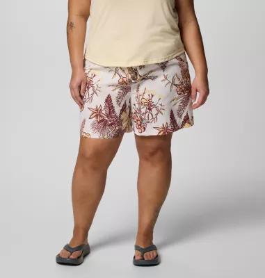 Columbia Womens Sandy River Printed Shorts III - Plus Size- Product Image