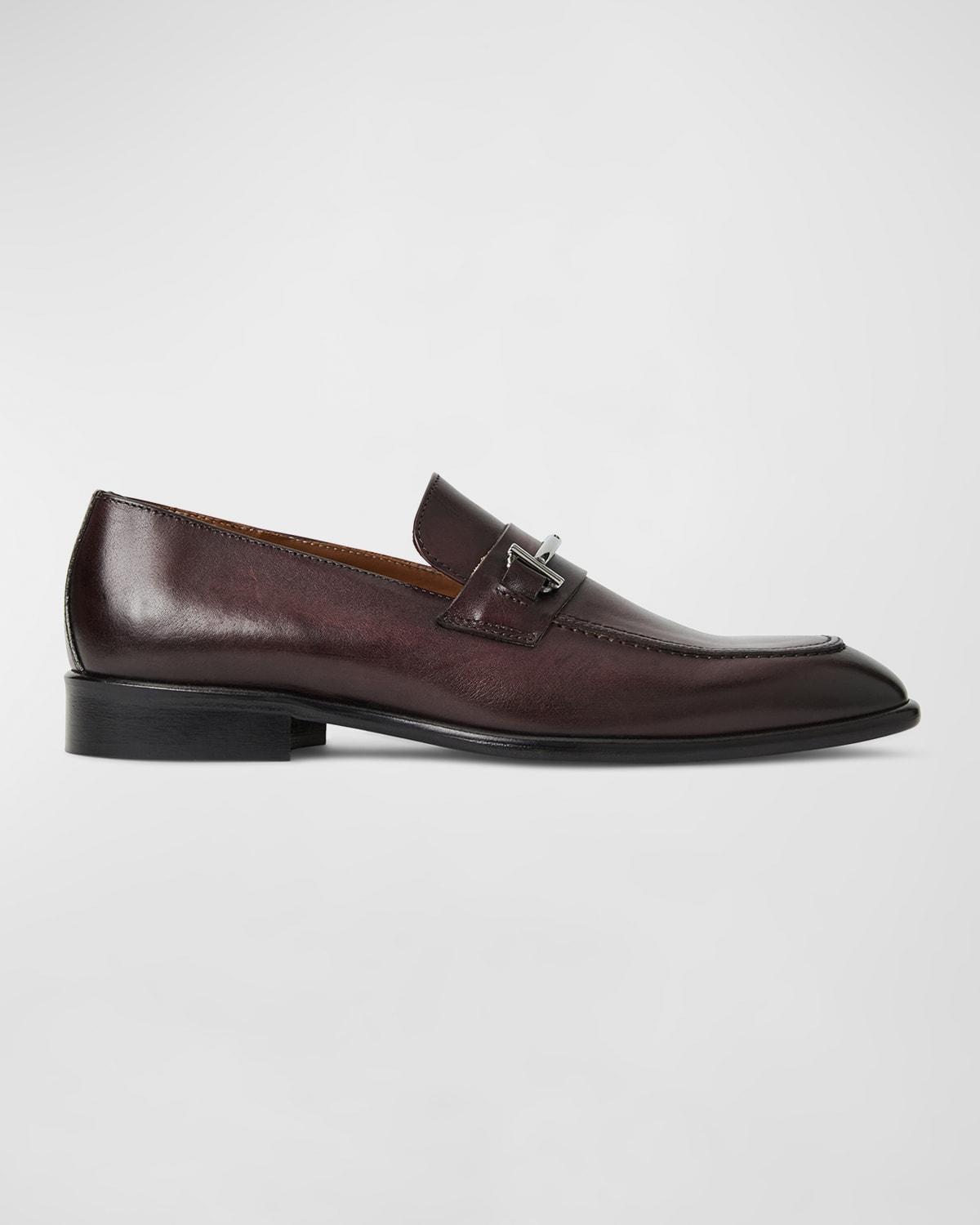 Men's Sante Double-Gore Leather Bit Loafers Product Image