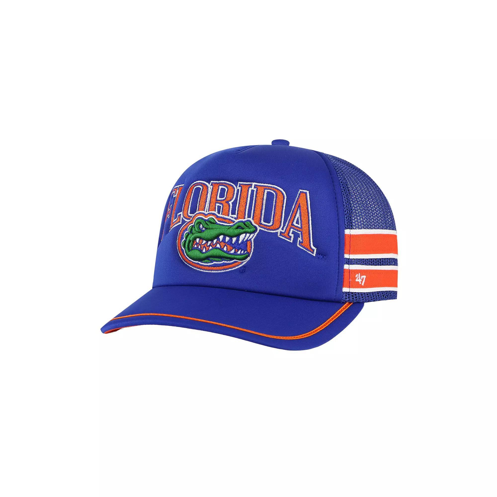 Men's '47 Royal Florida Gators Sideband Trucker Adjustable Hat, Blue Product Image