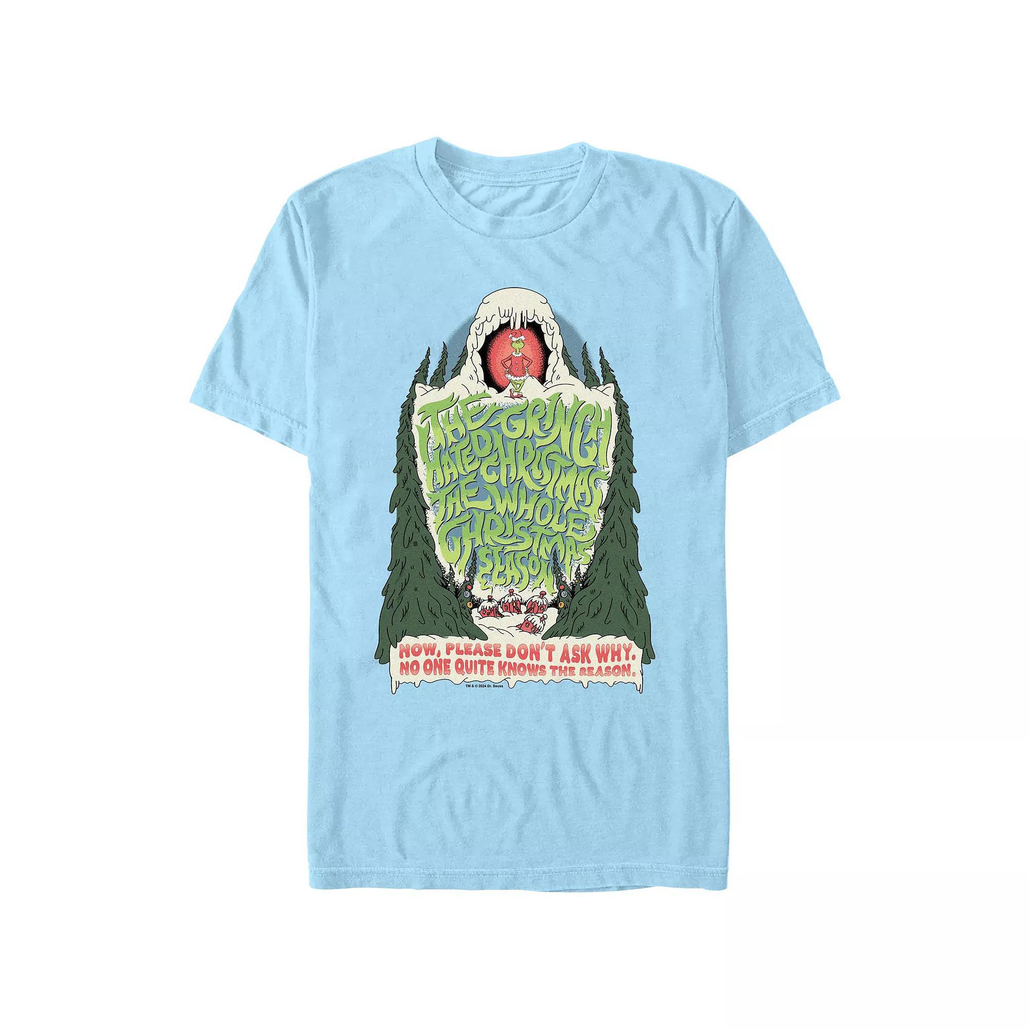 Big & Tall Dr. Seuss Grinch Hated Christmas Graphic Tee, Men's,  Product Image