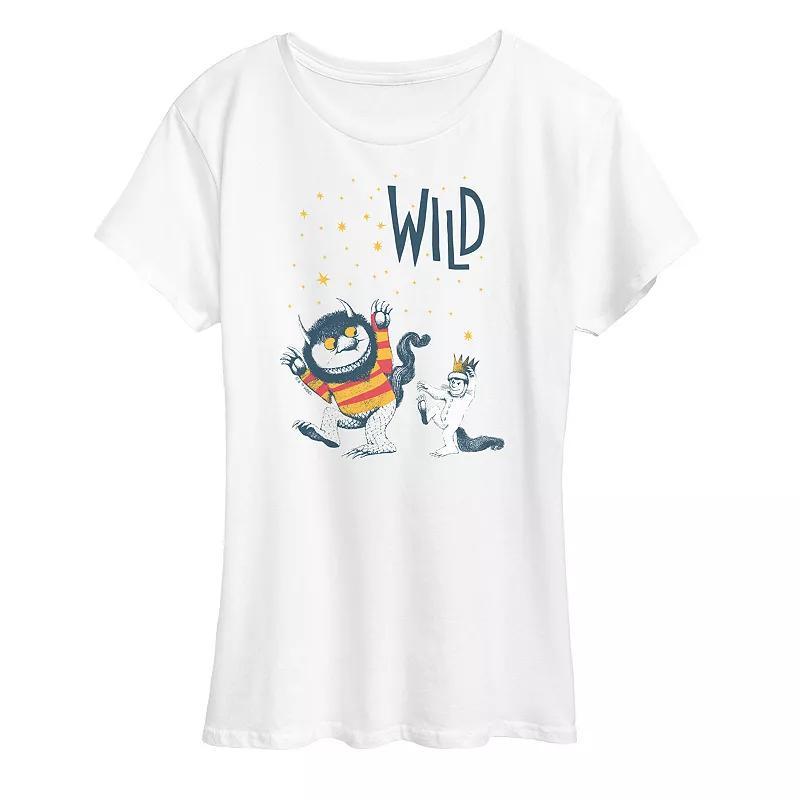 Womens Where The Wild Things Are Wild One Graphic Tee Product Image