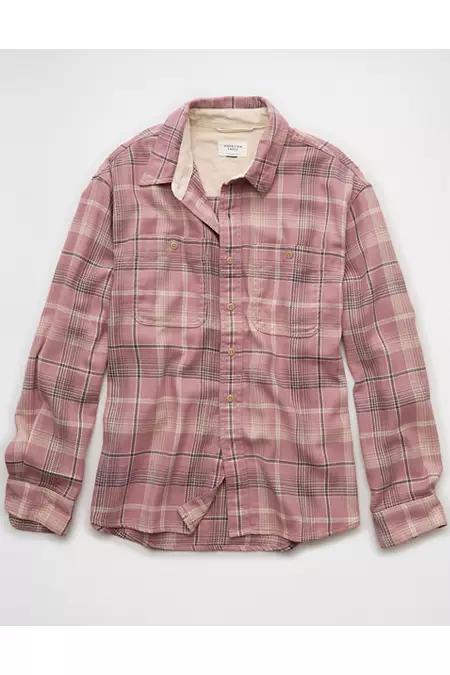 AE Textured Flannel Shirt Men's Product Image