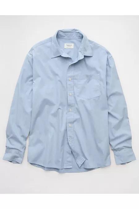 AE Everyday Relaxed Fit Poplin Button-Up Shirt Men's Product Image