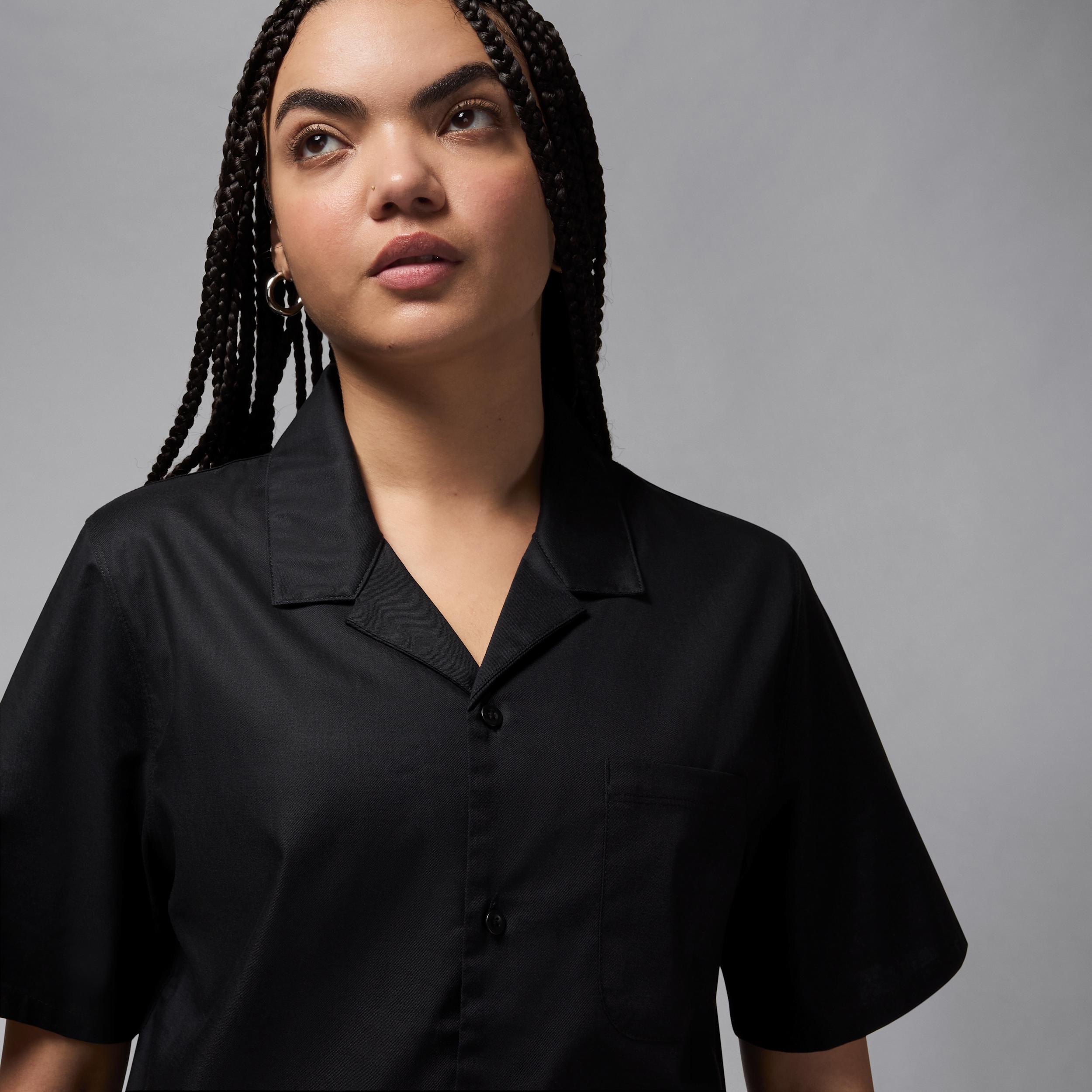 Women's Jordan Short-Sleeve Woven Top Product Image