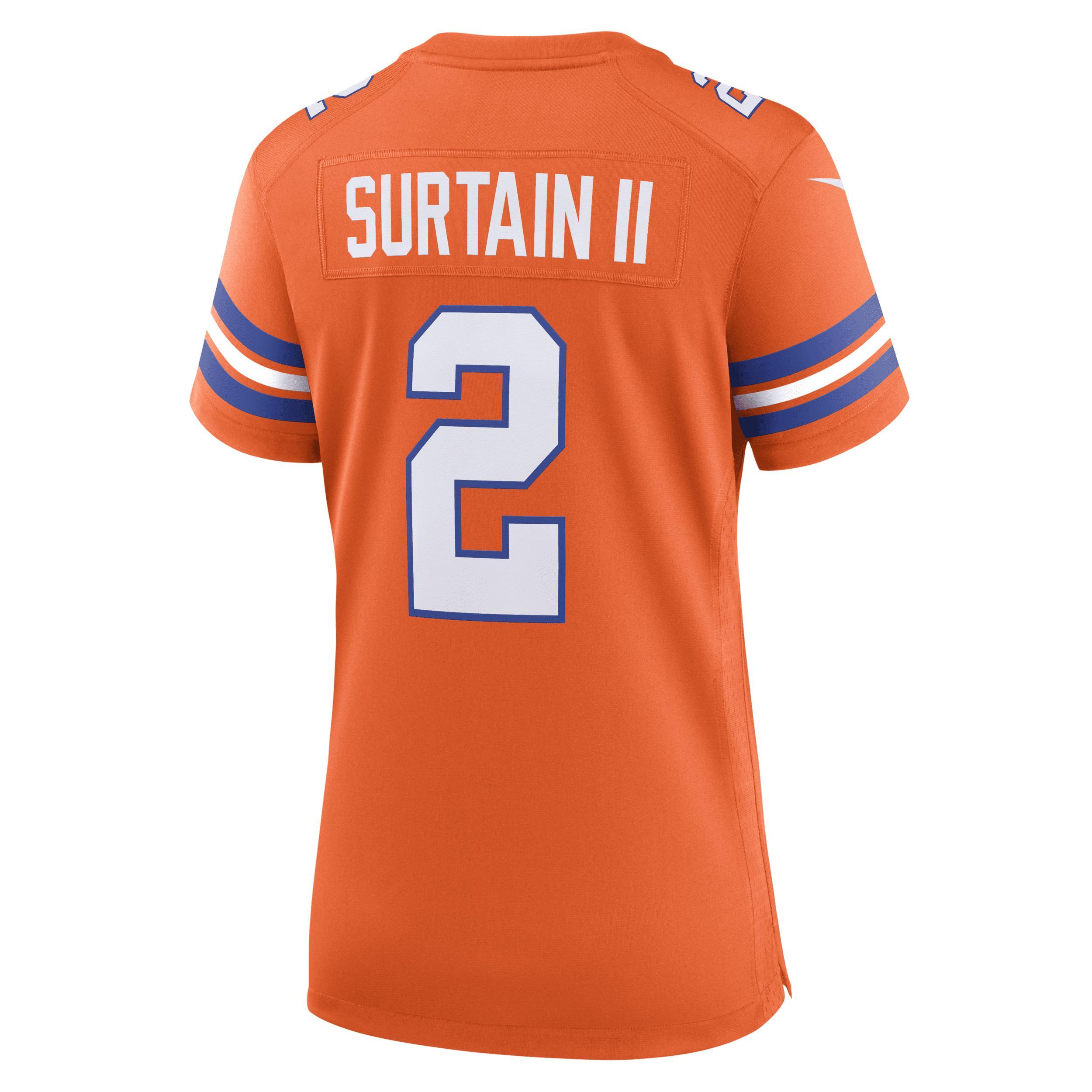 Patrick Surtain II Denver Broncos Nike Women's NFL Game Football Jersey Product Image