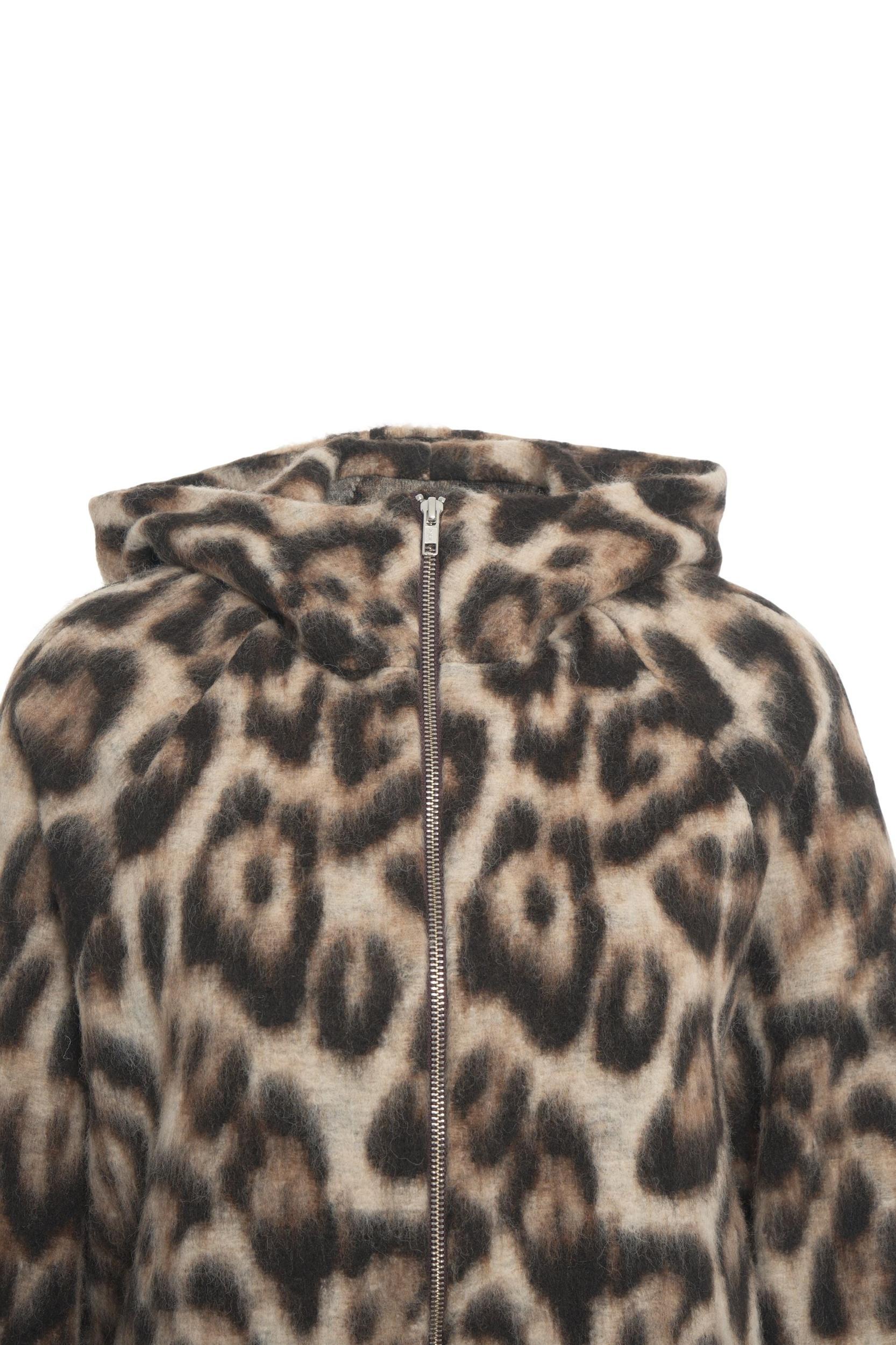 Coat with animal print Product Image