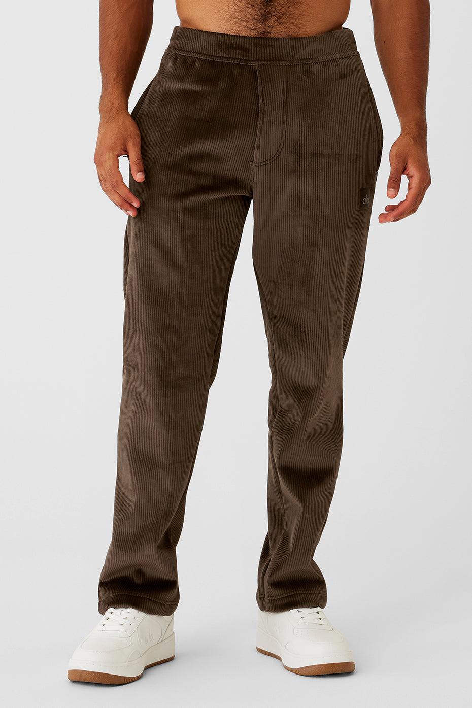 Velour Baller Pant - Espresso Product Image