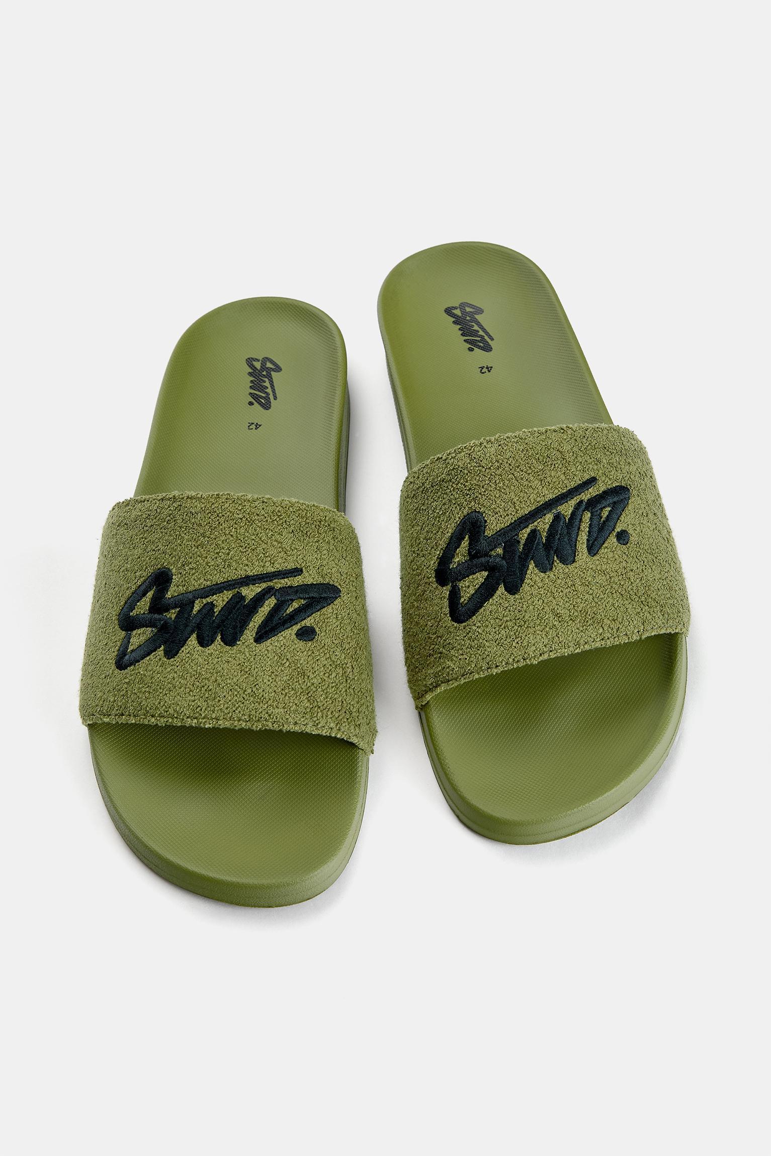 STWD fabric rubberised sandals Product Image