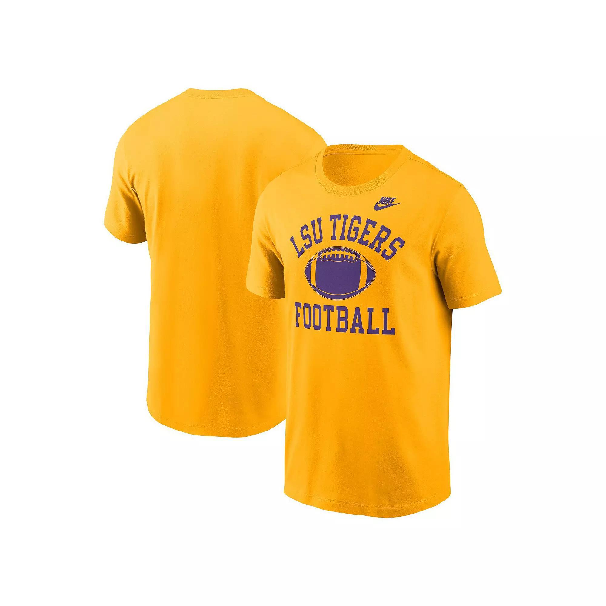 Men's Nike Heather Gray Michigan Wolverines Legacy Football Icon T-Shirt,  Product Image