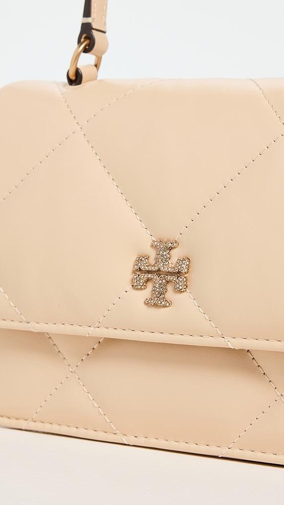 Tory Burch Kira Pave Logo Diamond Quilt Mini Top Handle Bag | Shopbop Product Image