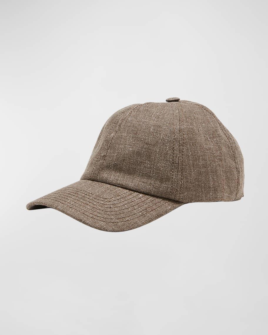 Mens Linen 6-Panel Baseball Cap Product Image