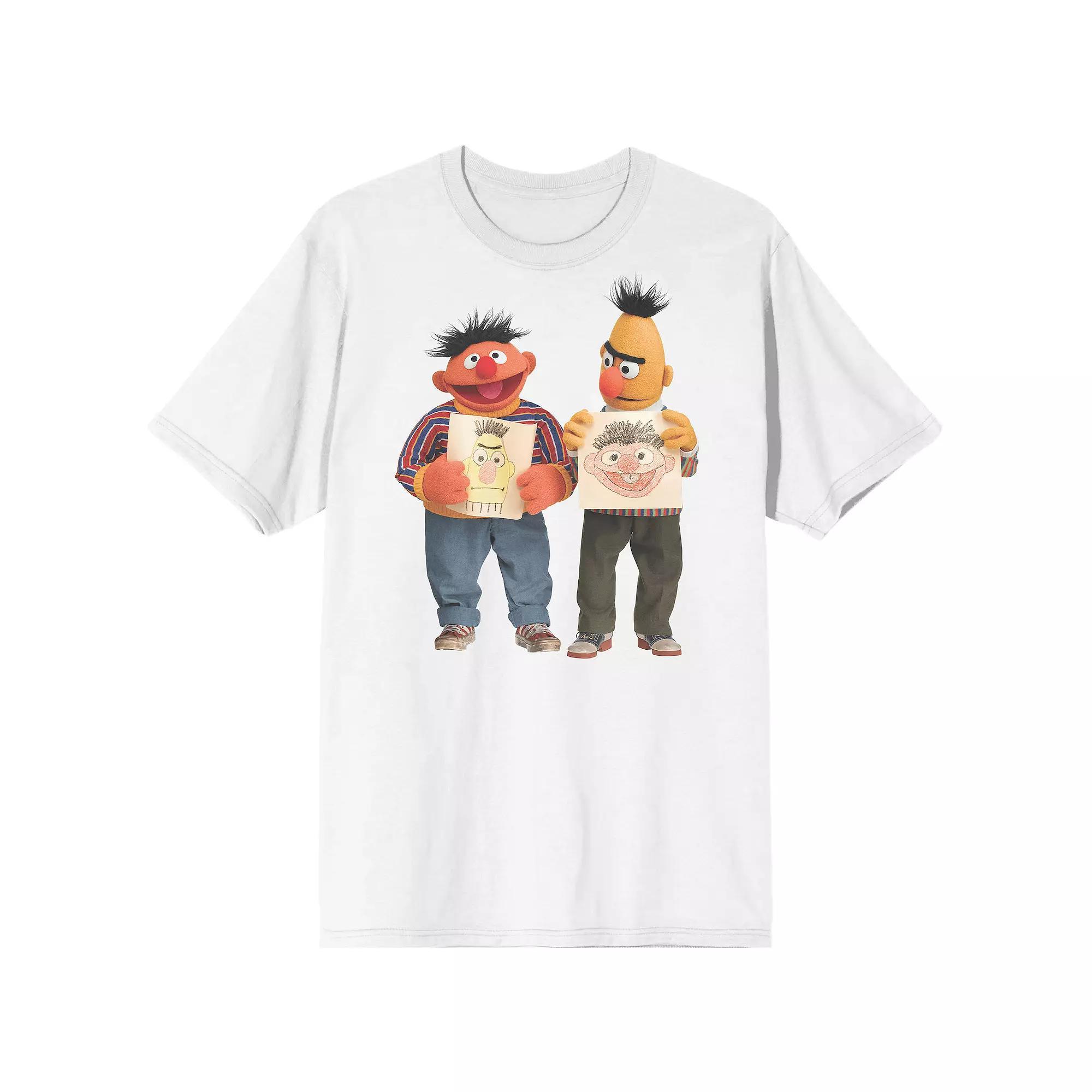 Men's Sesame Street Bert And Ernie Short Sleeve Graphic Tee,  Product Image