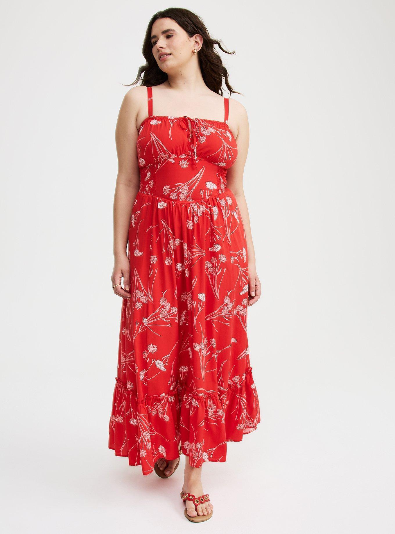 Challis Smocked Maxi Dress Product Image