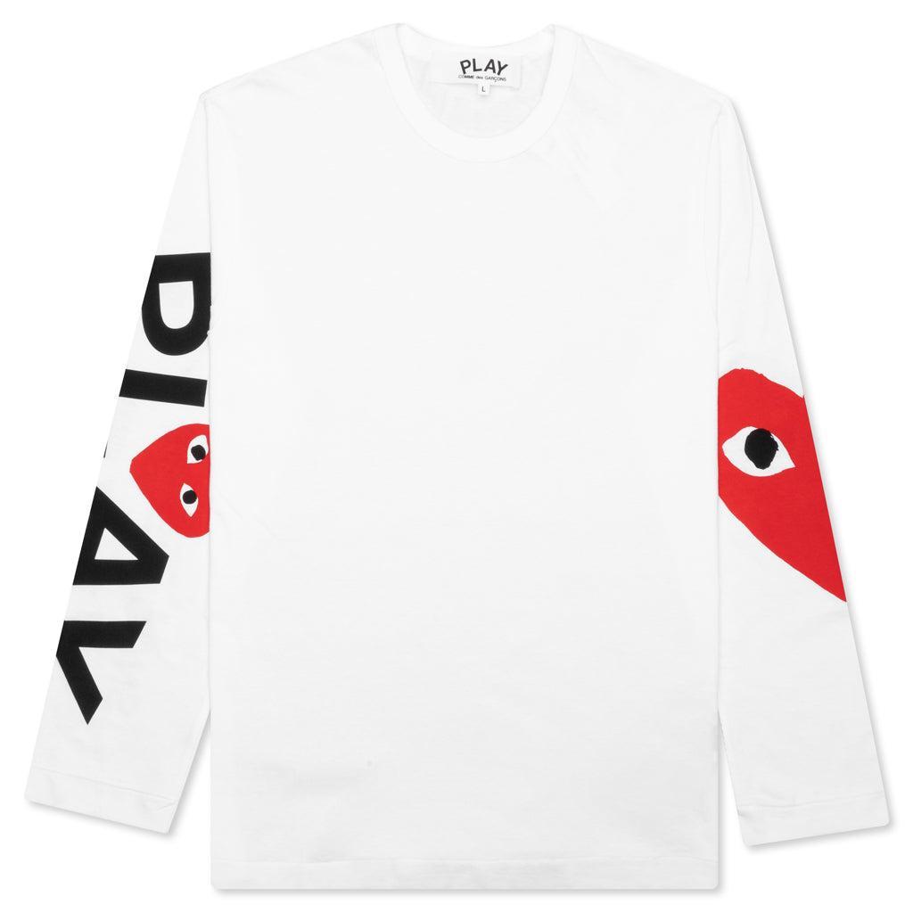 Big Heart L/S - White Male Product Image