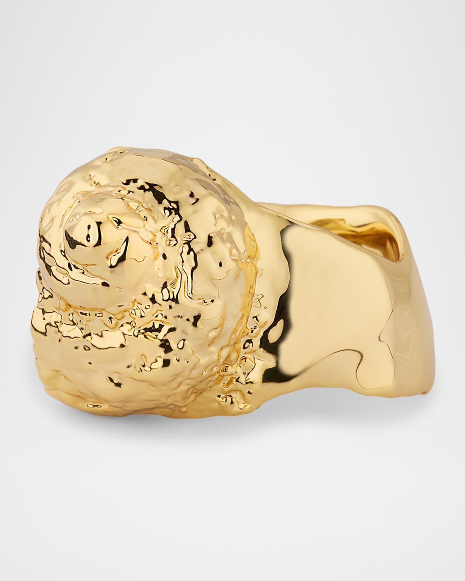 Gold Plated Shell Ring Product Image