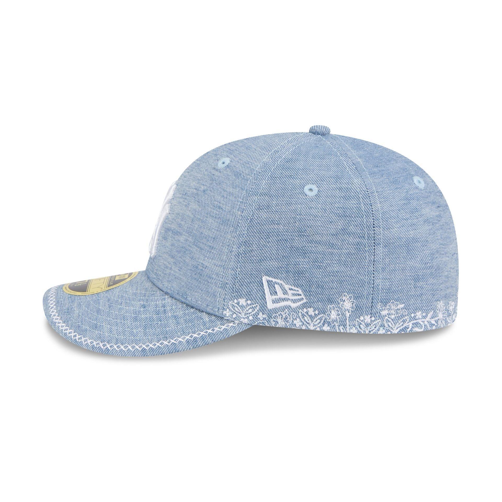 Boston Red Sox Hand Stitched Chambray Low Profile 59FIFTY Fitted Hat Male Product Image