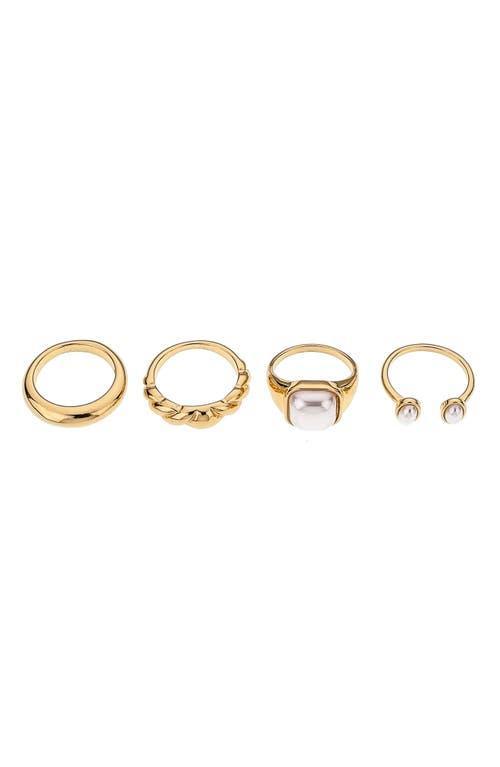 Ettika Ultimate Babe 18K Gold Plated Ring Set Product Image