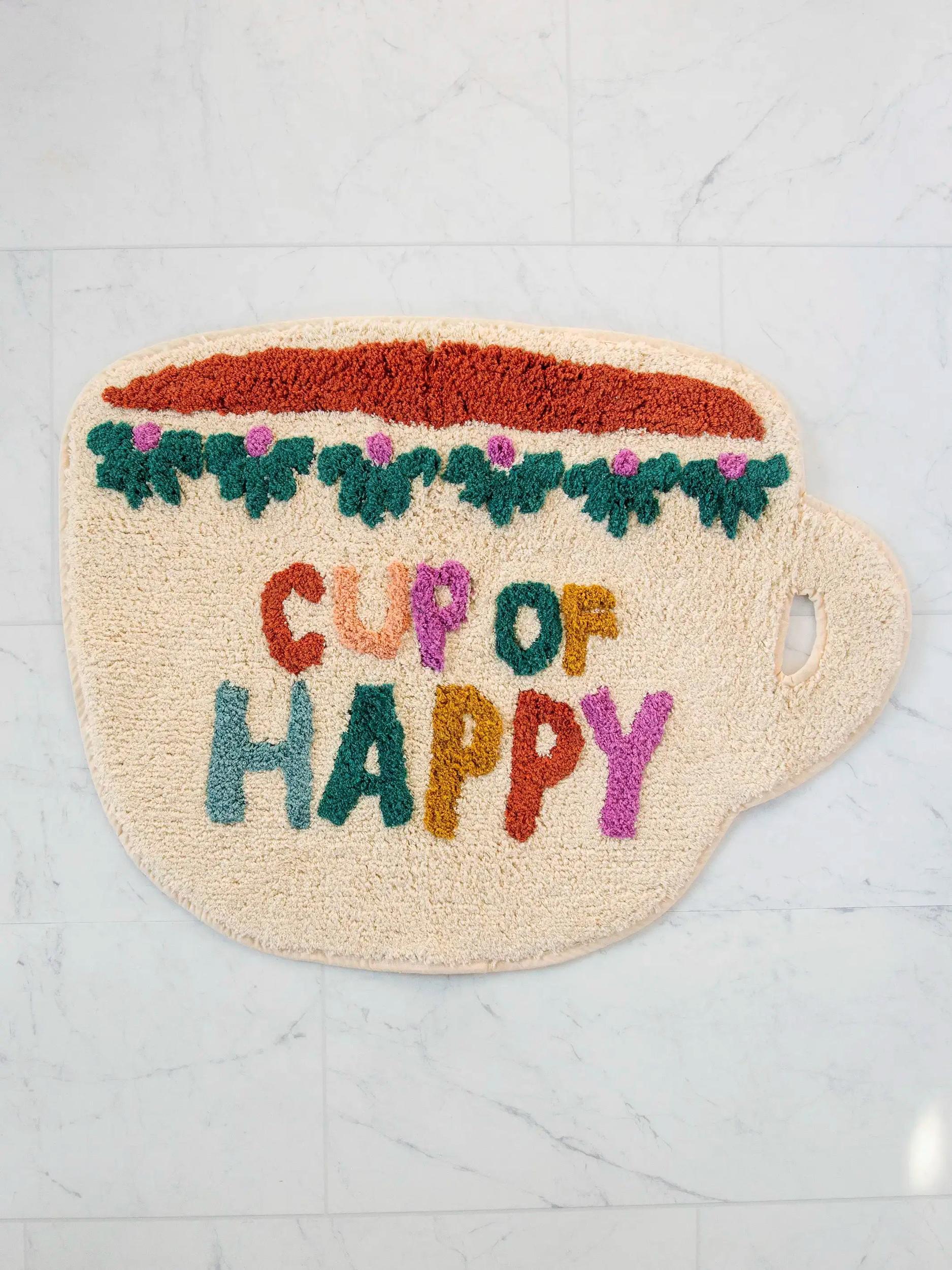 Tufted Cotton Bath Mat - Cup of Happy Product Image