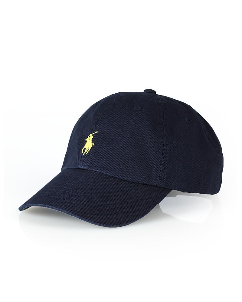 Chino Cap in Black & Red Polo Ralph Lauren Product Image