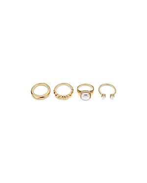 Ettika Ultimate Babe 18K Gold Plated Ring Set Product Image