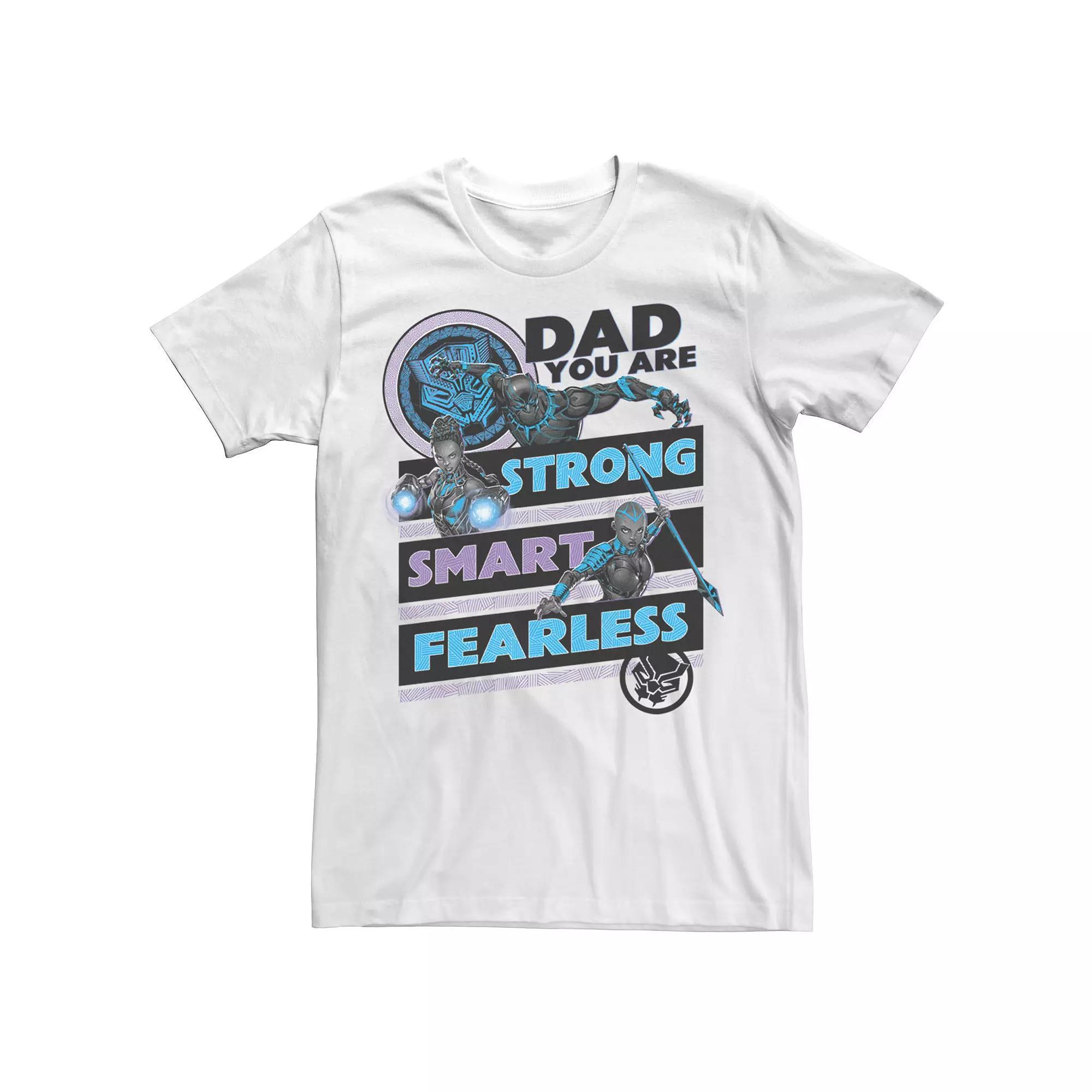 Men's Marvel Black Panther Dad You Are Tee, Size: Medium, White Product Image