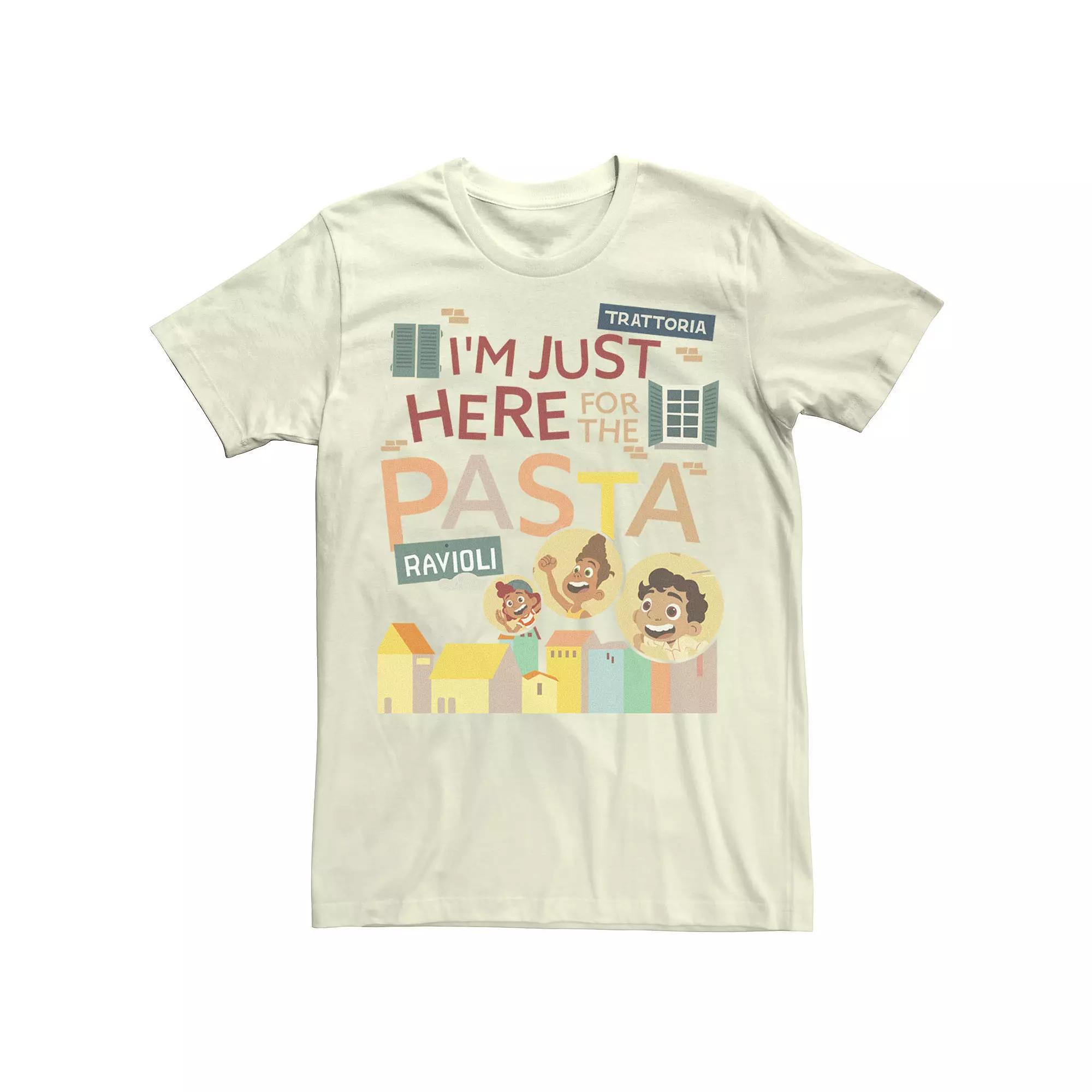 Disney / Pixar's Luca Men's I'm Just Here For The Pasta Tee,  Product Image