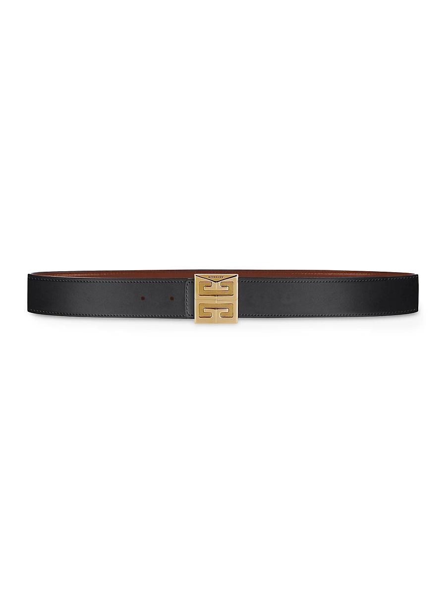 Mens 4G Reversible Belt in 4G Leather Product Image