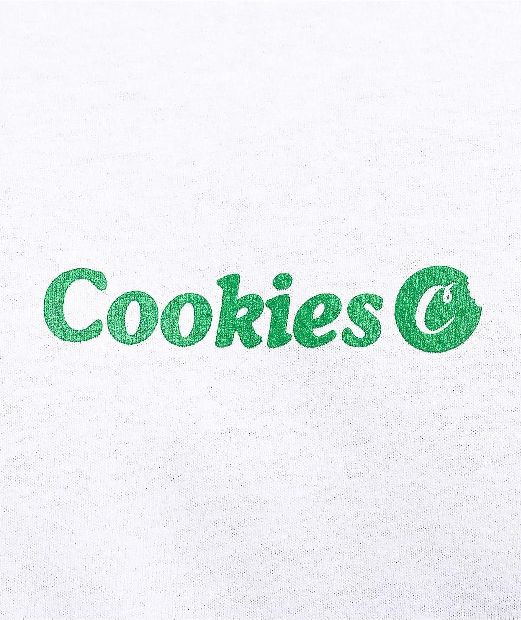 Cookies Triple Joint White T-Shirt Product Image