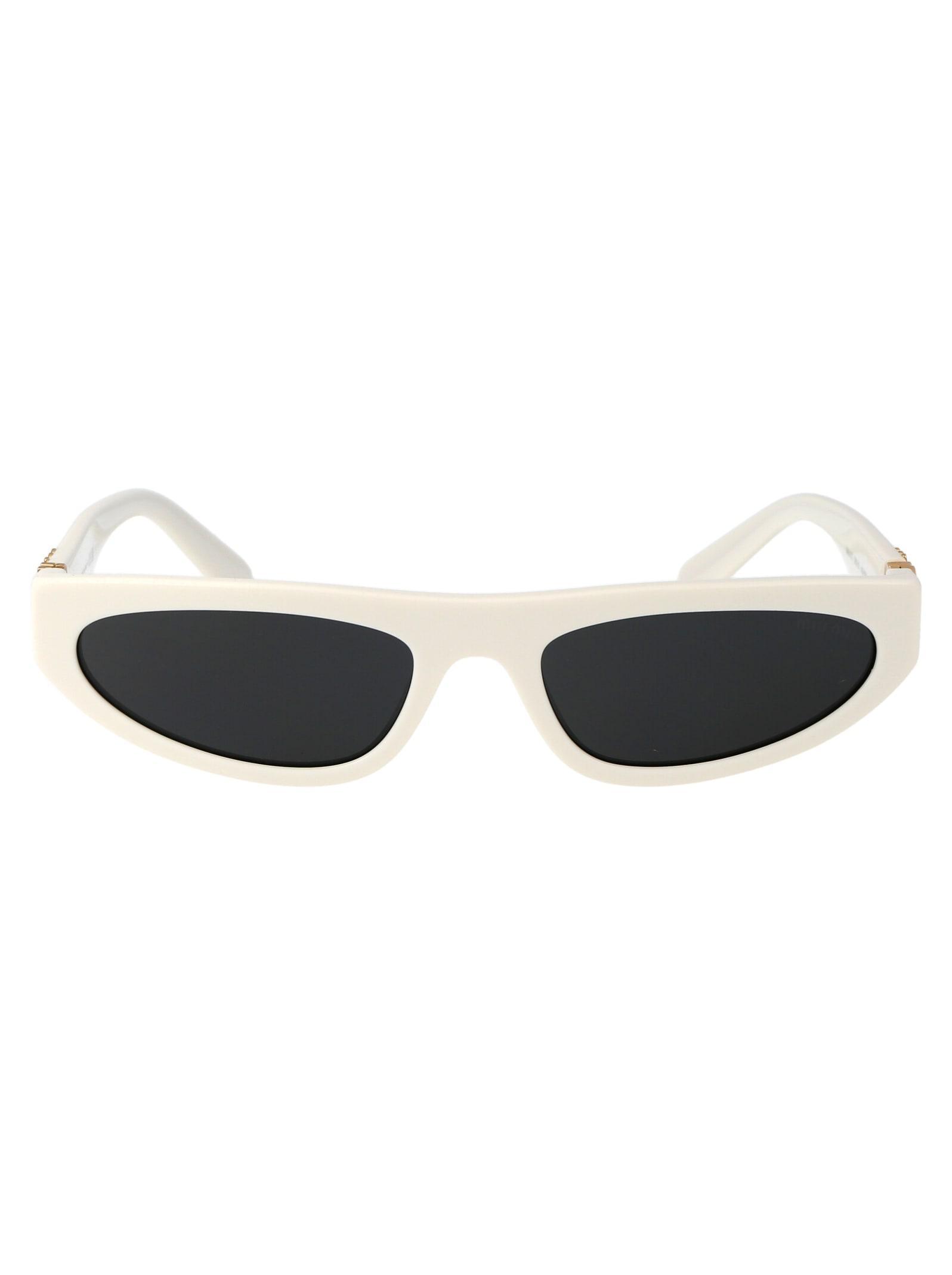 MIU MIU Eyewear Sunglasses In 1425s0 White Ivory Product Image