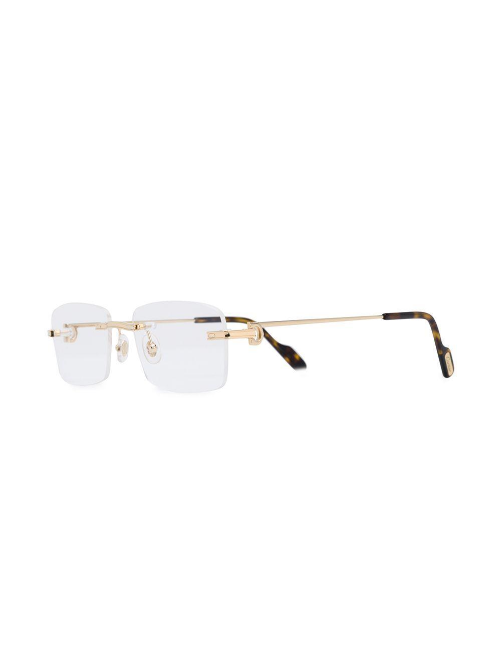 Première de Cartier rectangular-frame glasses Product Image