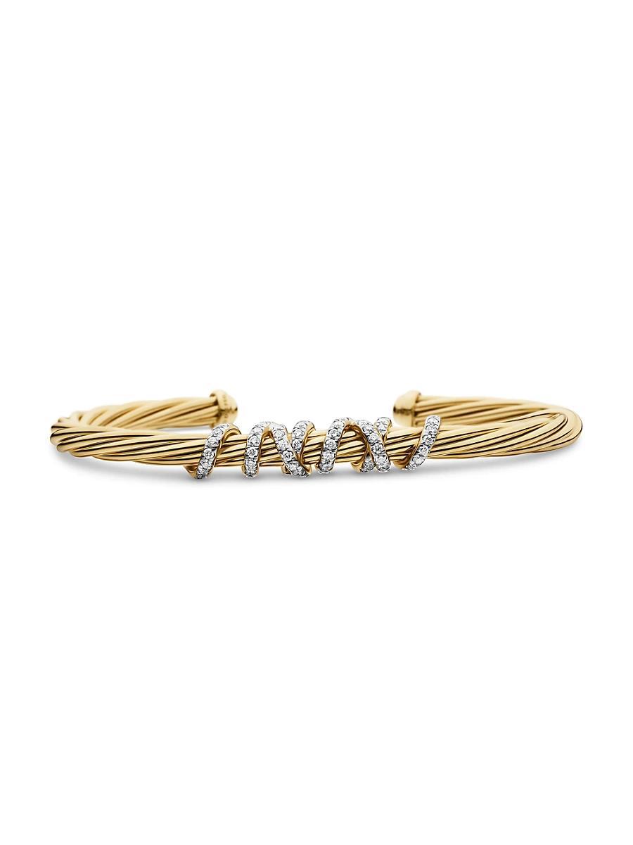 Womens Helena Center Station Bracelet In 18K Yellow Gold With Diamonds Product Image