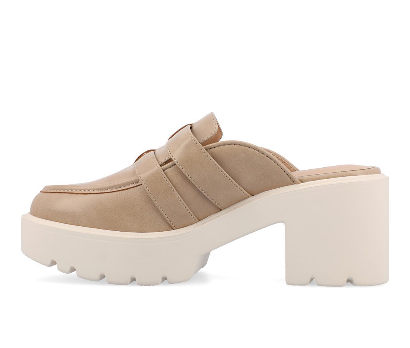 Women's Journee Collection Brydie Platform Heeled Mules Product Image