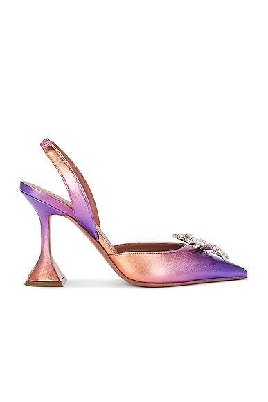 AMINA MUADDI Rosie Sling Pump in Purple Product Image