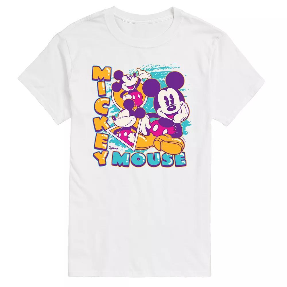Disney's Mickey Mouse Men's Vintage Bootleg Graphic Tee,  Product Image