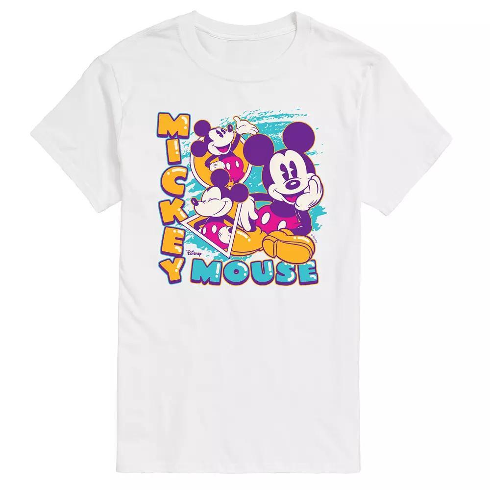Disney's Mickey Mouse Men's Vintage Bootleg Graphic Tee,  Product Image