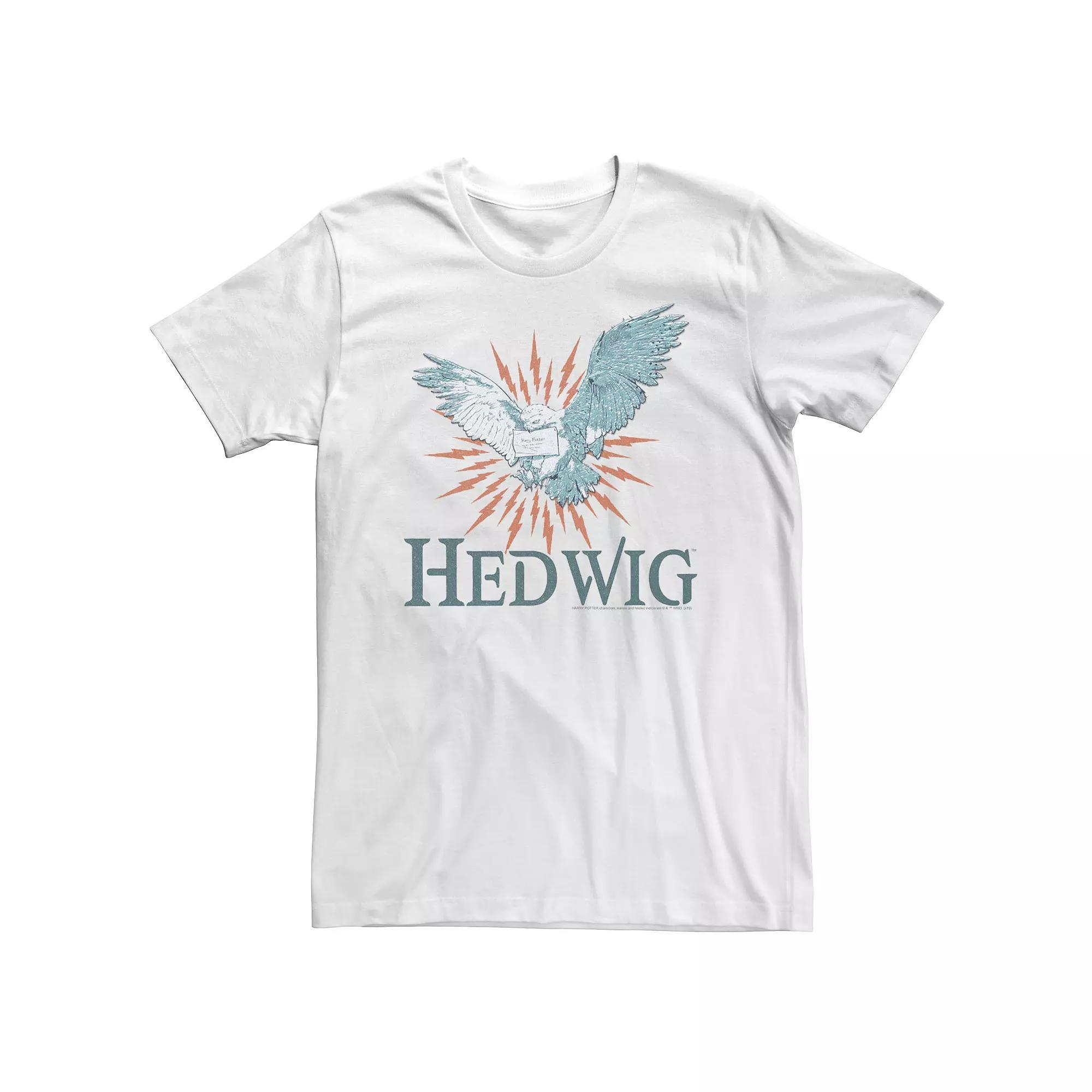Big & Tall Harry Potter Hedwig Mail Delivery Portrait Tee, Men's,  Product Image