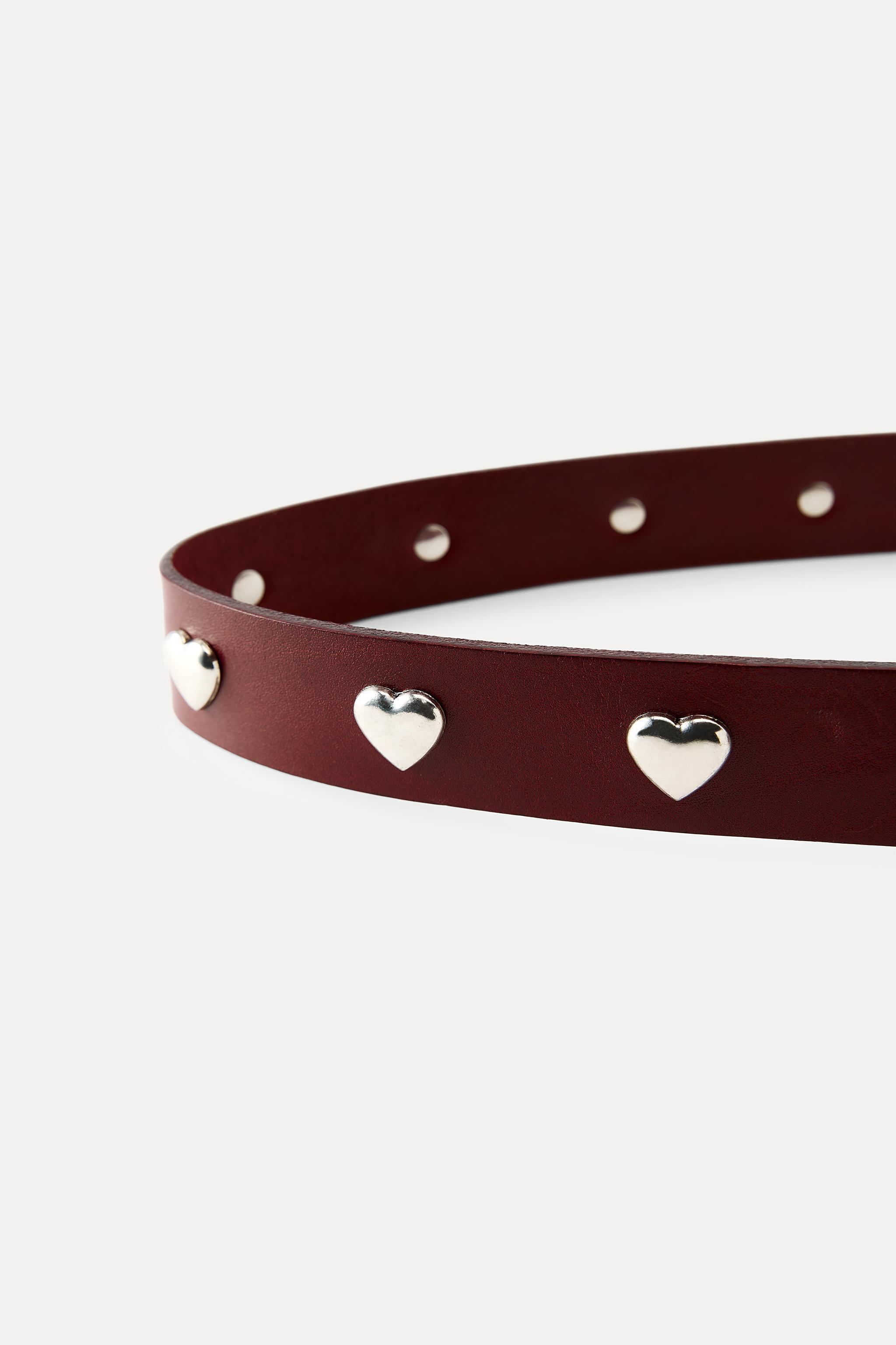 LEATHER HEART BELT Product Image