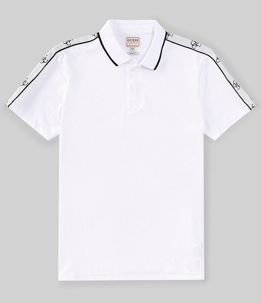 Guess Short Shirt Quattro G Tape Polo Shirt Product Image