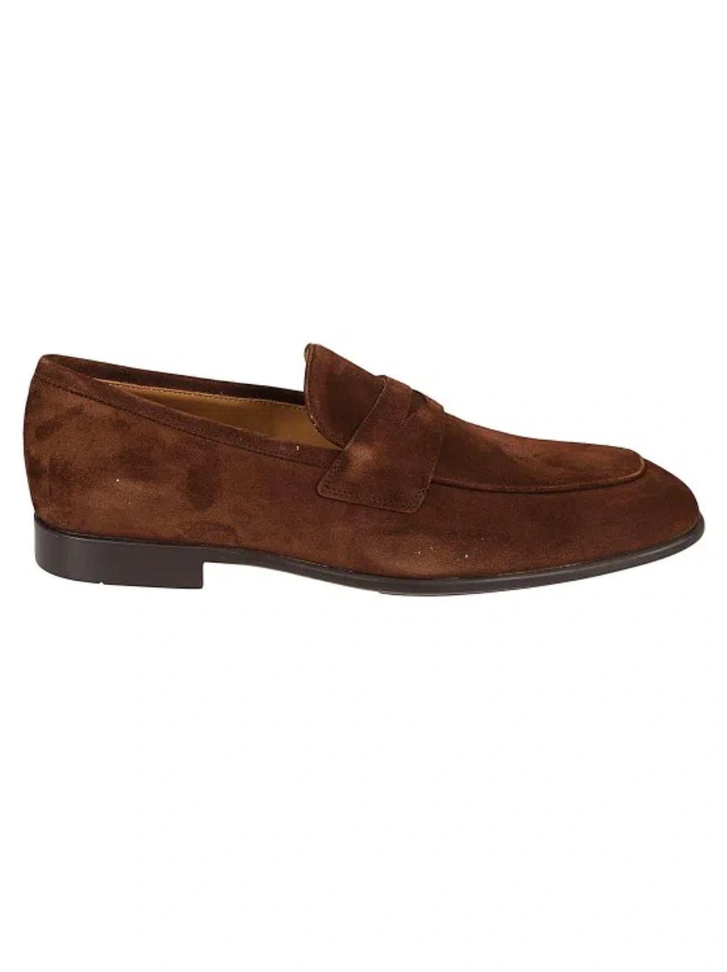 Mens Pembrey Bookbinder Fume Penny Loafers Product Image